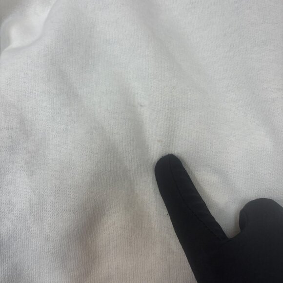 Vintage Pullover Sweatshirt Medium Lightweight Fleece Teddy Bear Kitten Coquette - Picture 12 of 13